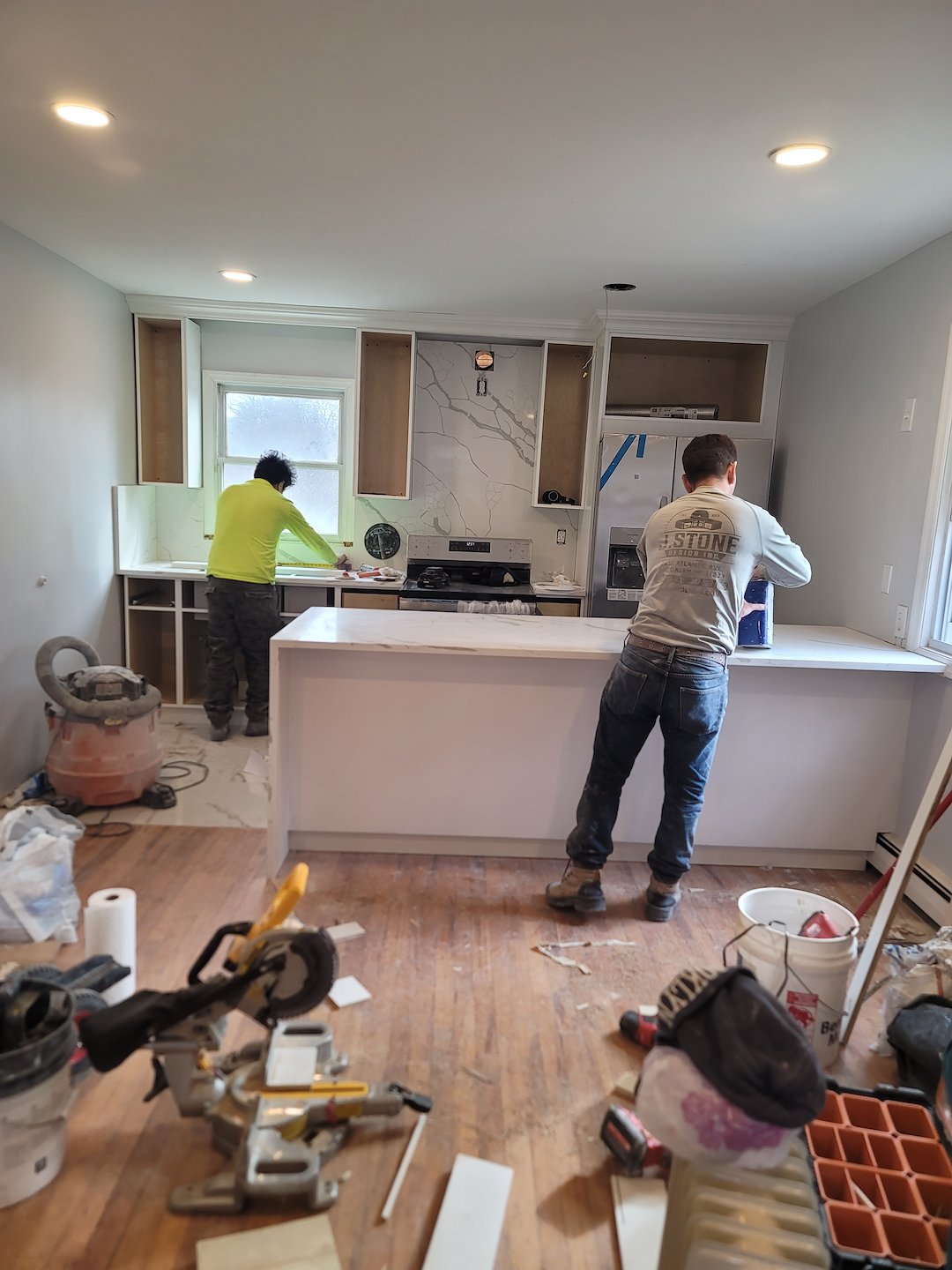 Kitchen cabinet refinishing kitchen remodel Thumbnail